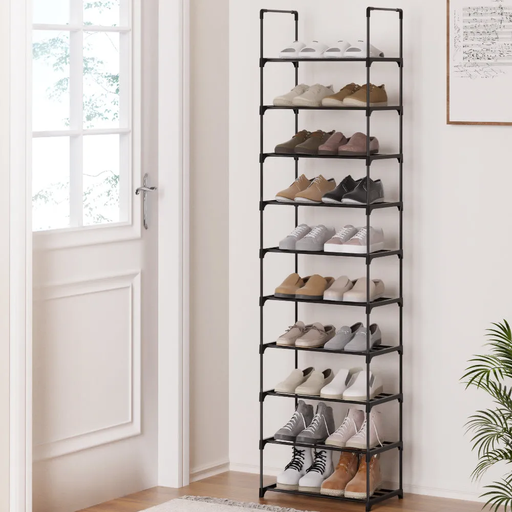 10-tier Stackable Shoe Rack Storage Shelf, 20 Pairs, Artiss