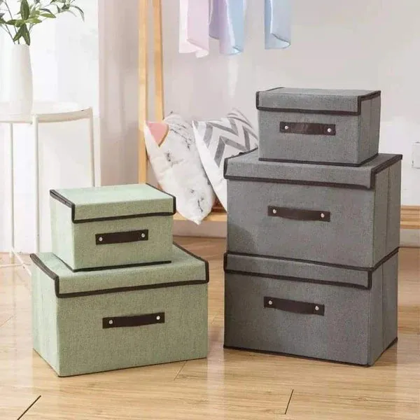 2pcs Foldable Storage Boxes/Organizers