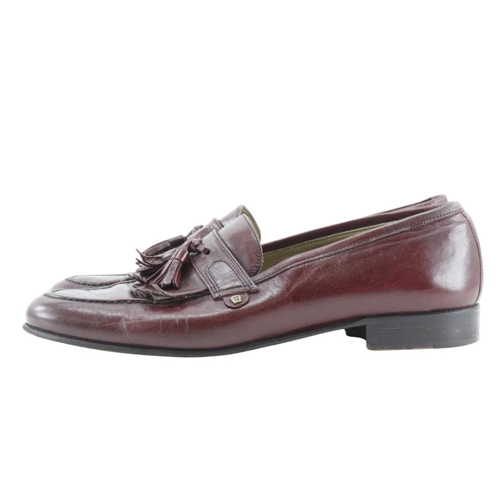 Aigner Leather Tassel Loafers