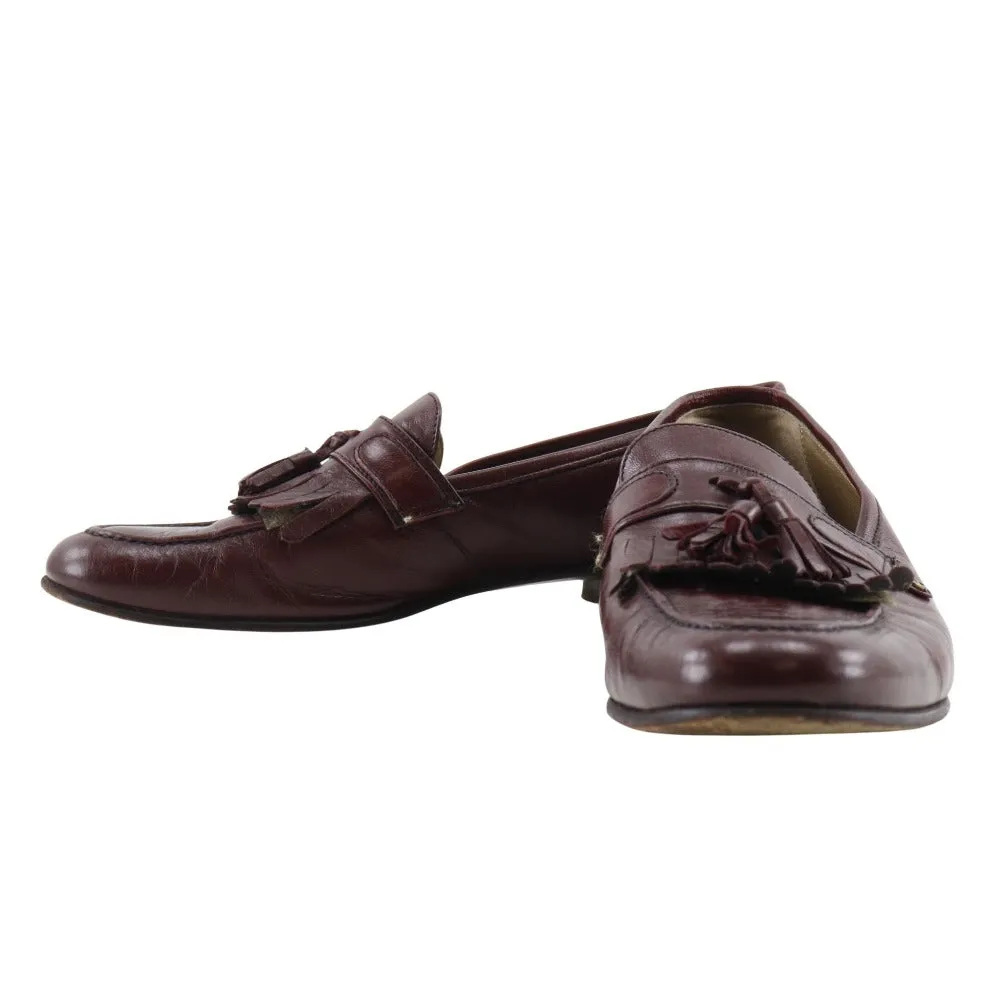 Aigner Leather Tassel Loafers