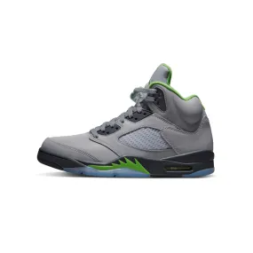 AIR JORDAN MENS 5 RETRO GREEN BEAN SHOES