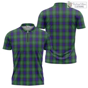 Alexander Tartan Zipper Polo Shirt