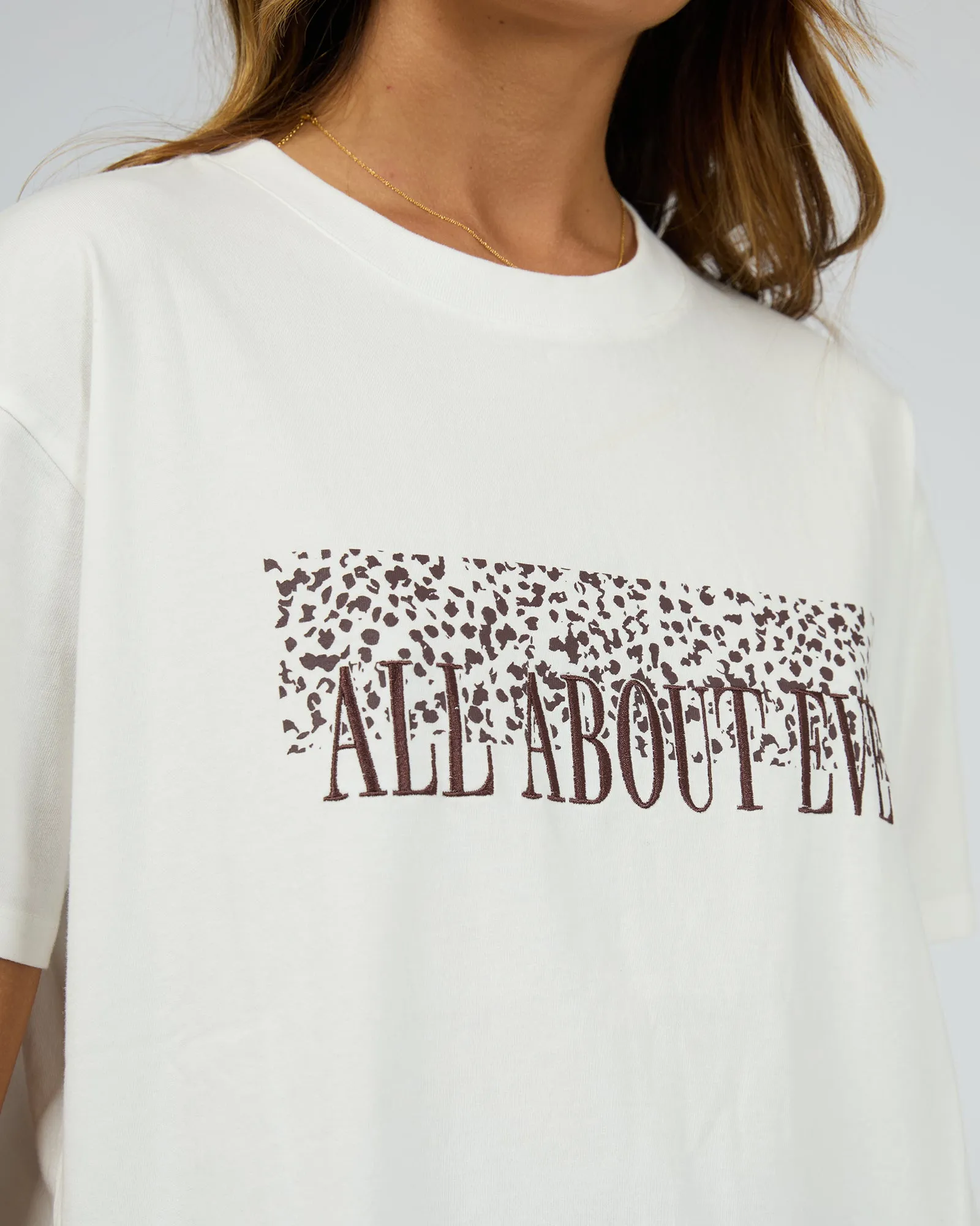 All About Eve Rhi Standard Tee Vintage White