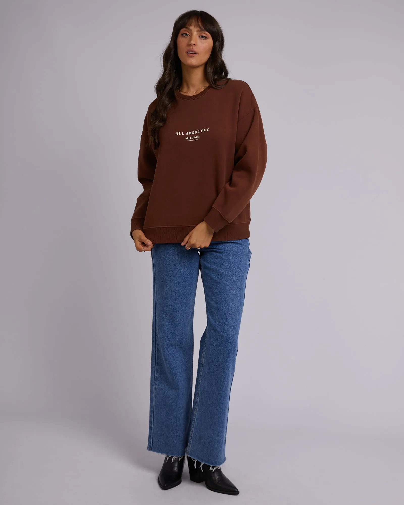 All About Eve Wild Rose Standard Crew Brown