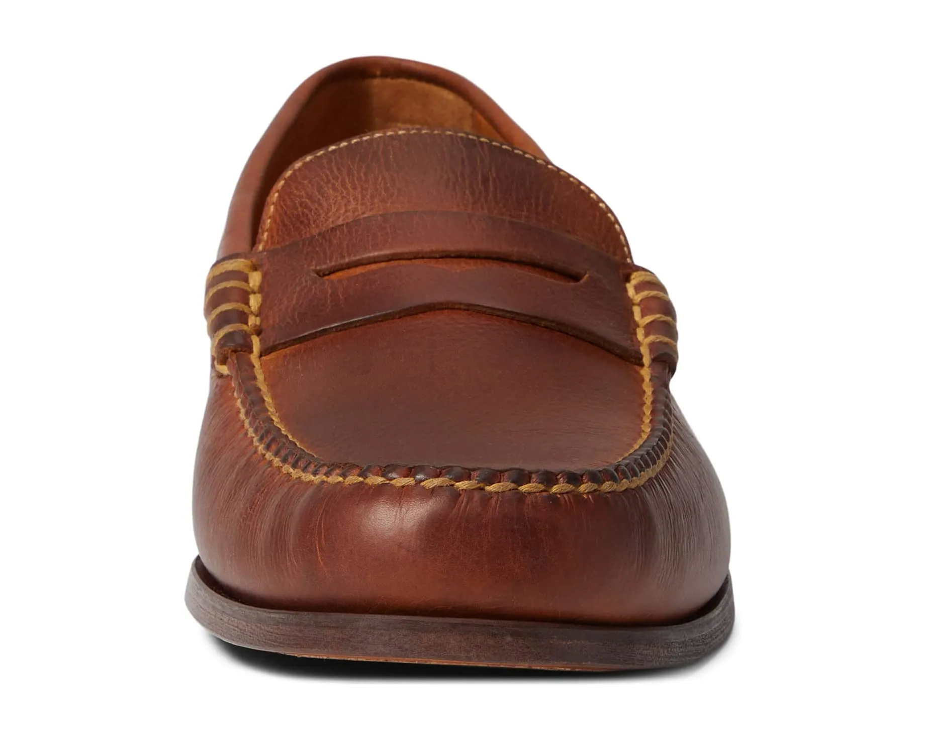 All American Penny Martin Dingman loafers, chestnut