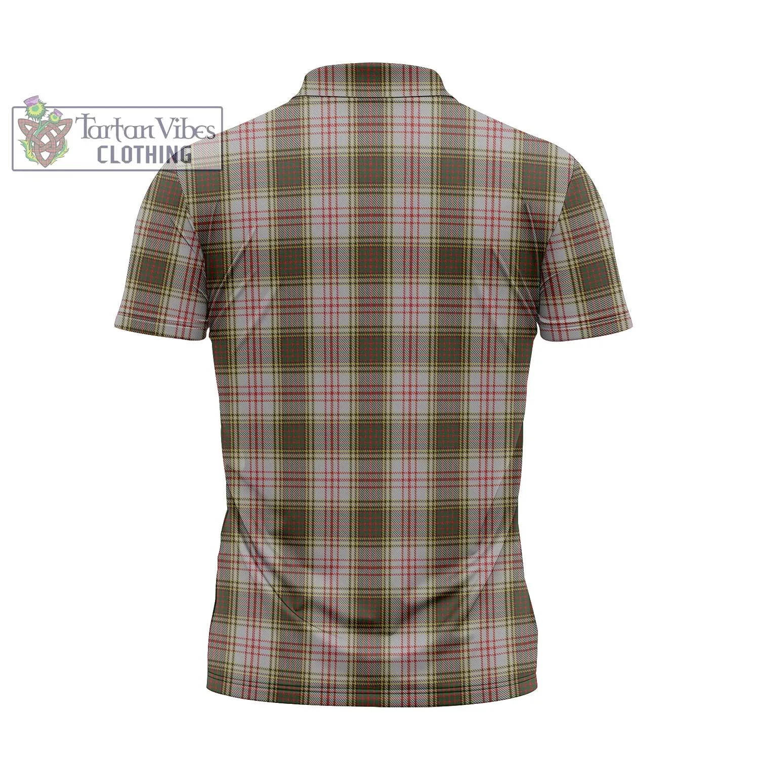 Anderson Dress Tartan Zipper Polo Shirt