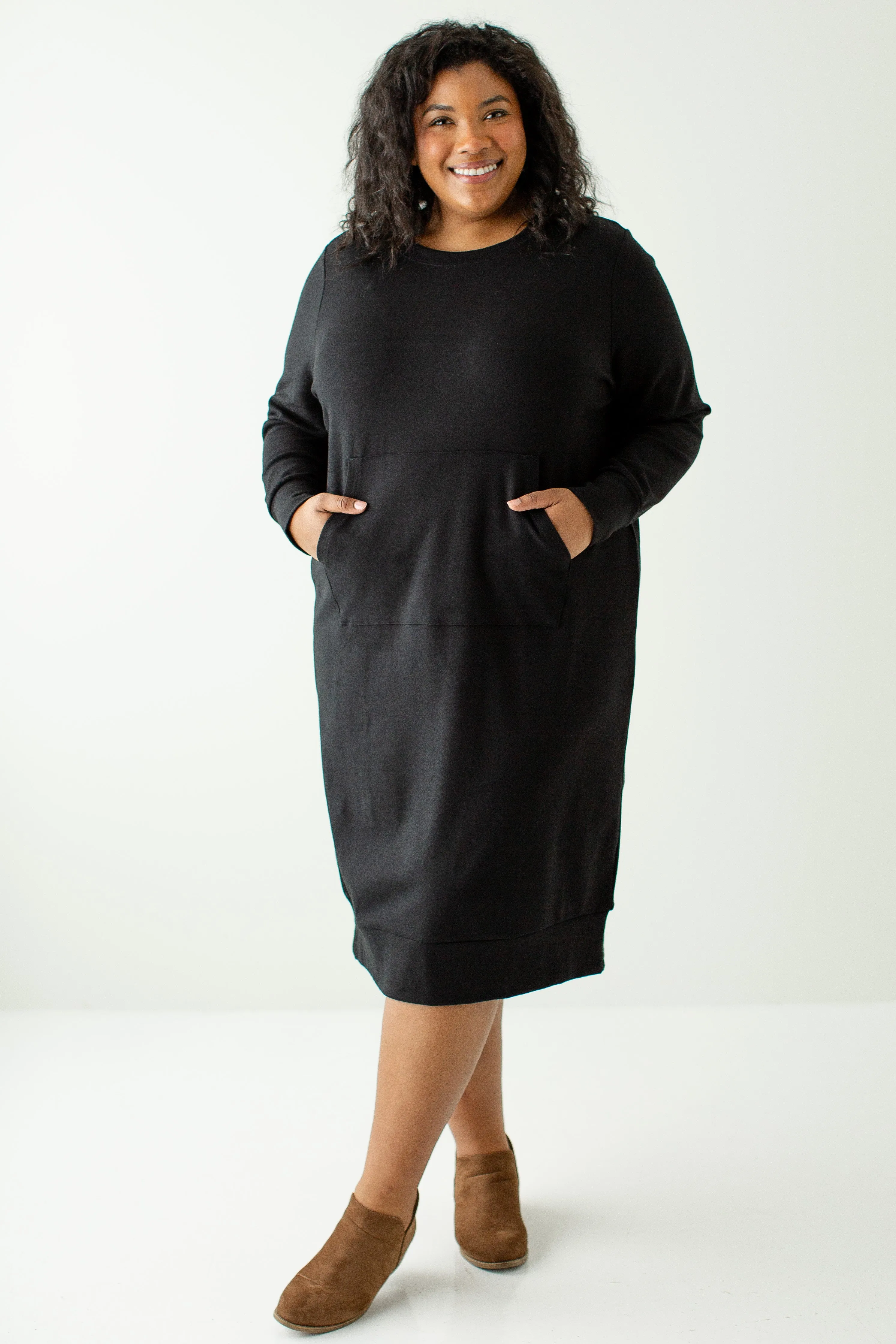 'Andi' Cotton Blend Sweatshirt Dress