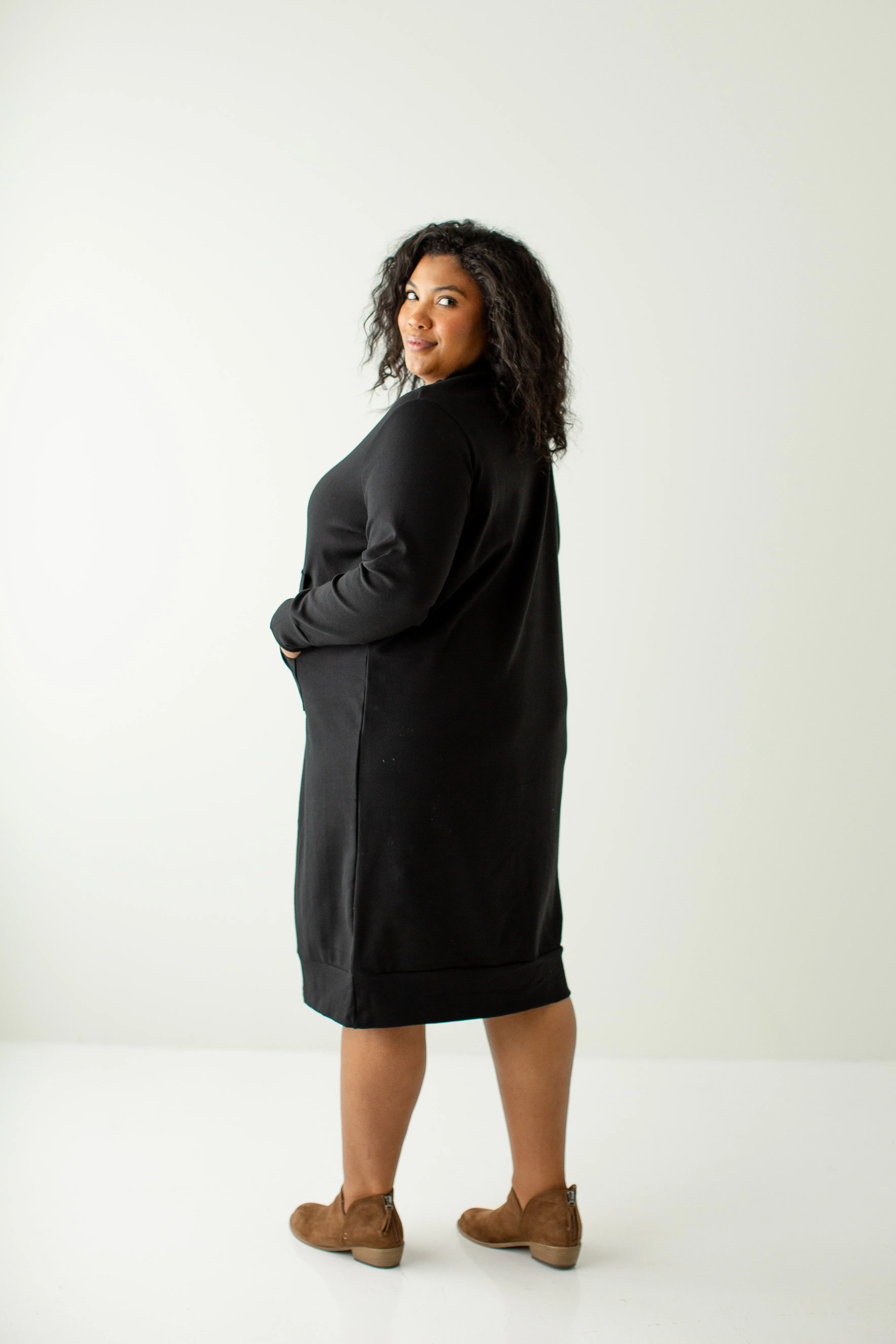 'Andi' Cotton Blend Sweatshirt Dress