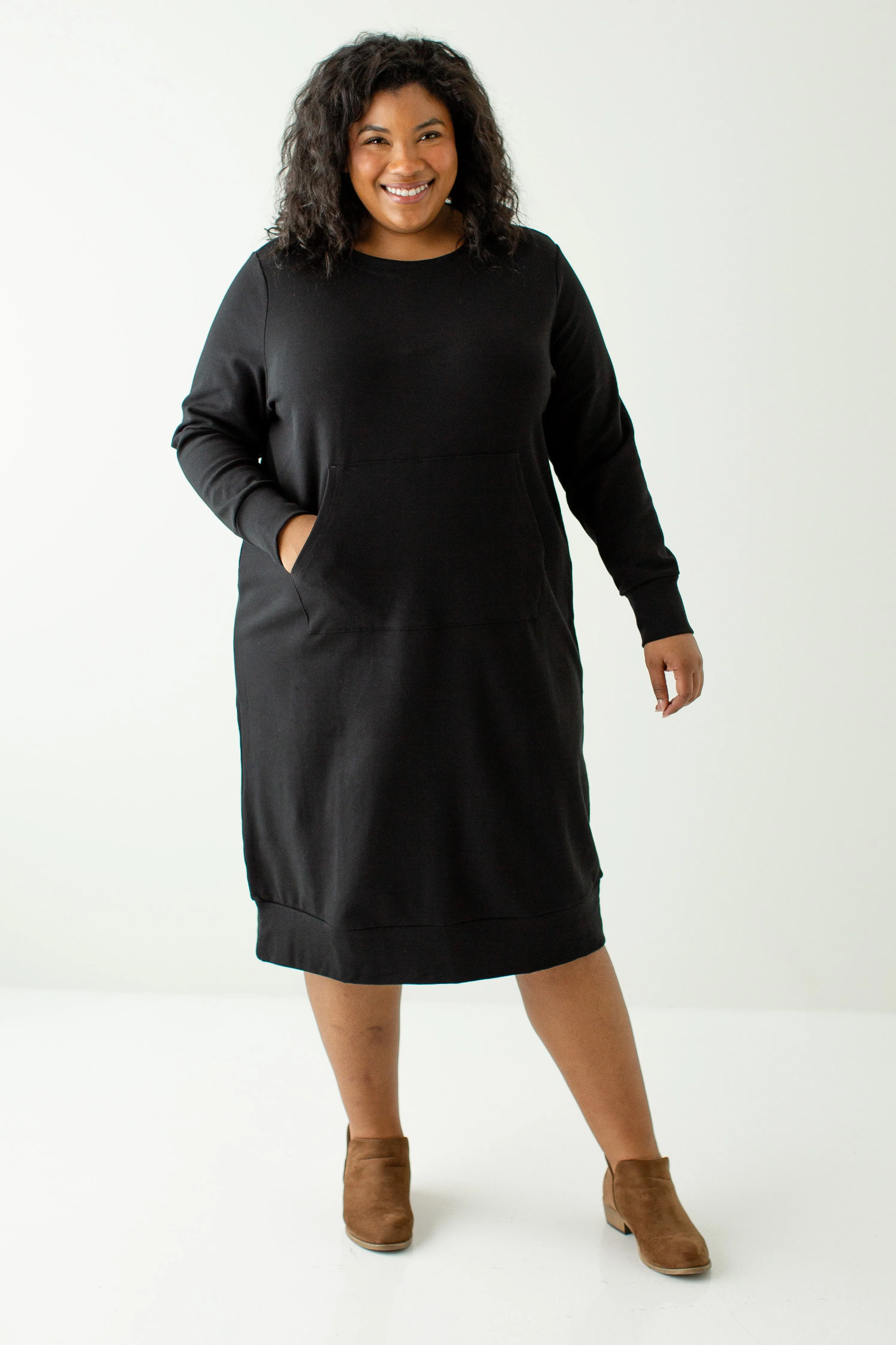 'Andi' Cotton Blend Sweatshirt Dress