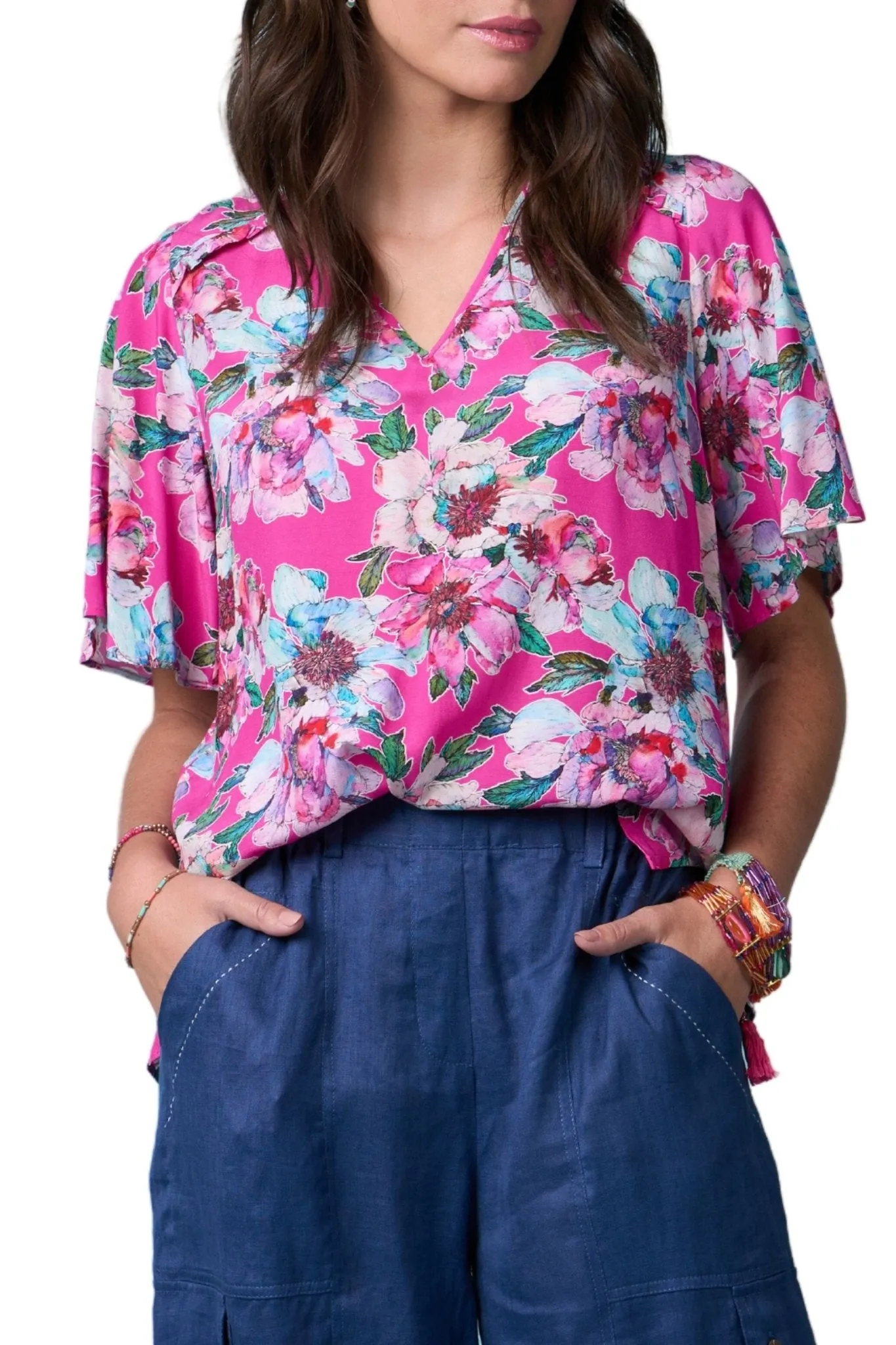 ASHLEY BLOOM TOP - MS1105A