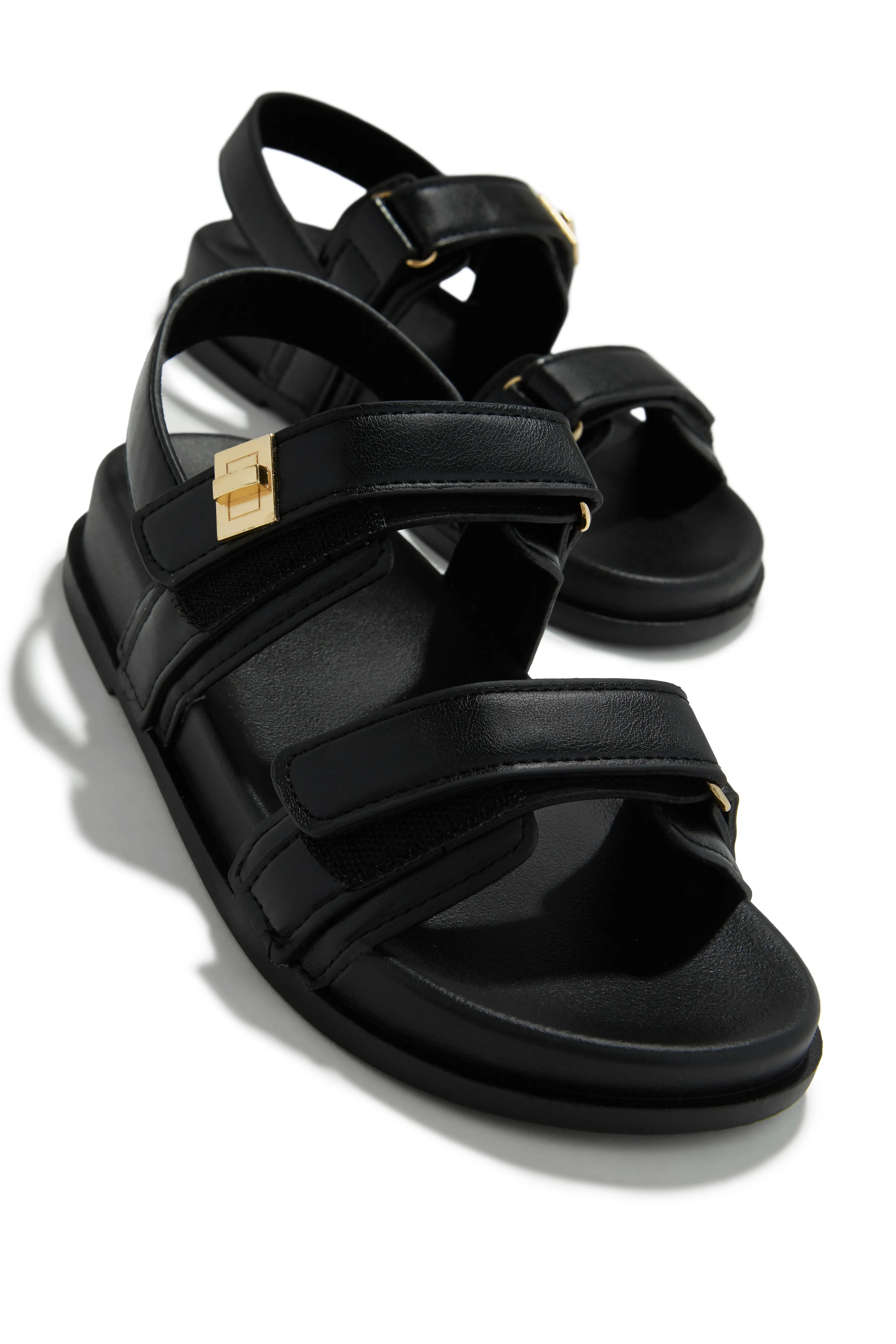 Atalya Chunky Sandals - Black