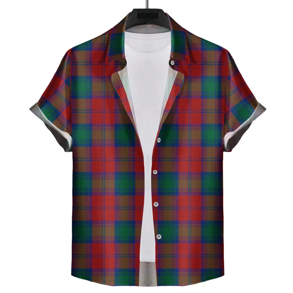 Auchinleck (Affleck) Tartan Short Sleeve Button Down Shirt