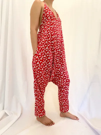 Backless Jumpsuit, Overalls, Bodysuit, One Size Jumpsuit, Summer Jumpsuit/Romper,Harem Jumpsuit,Yoga Wear,Festival Clothing,Hippie Rompers