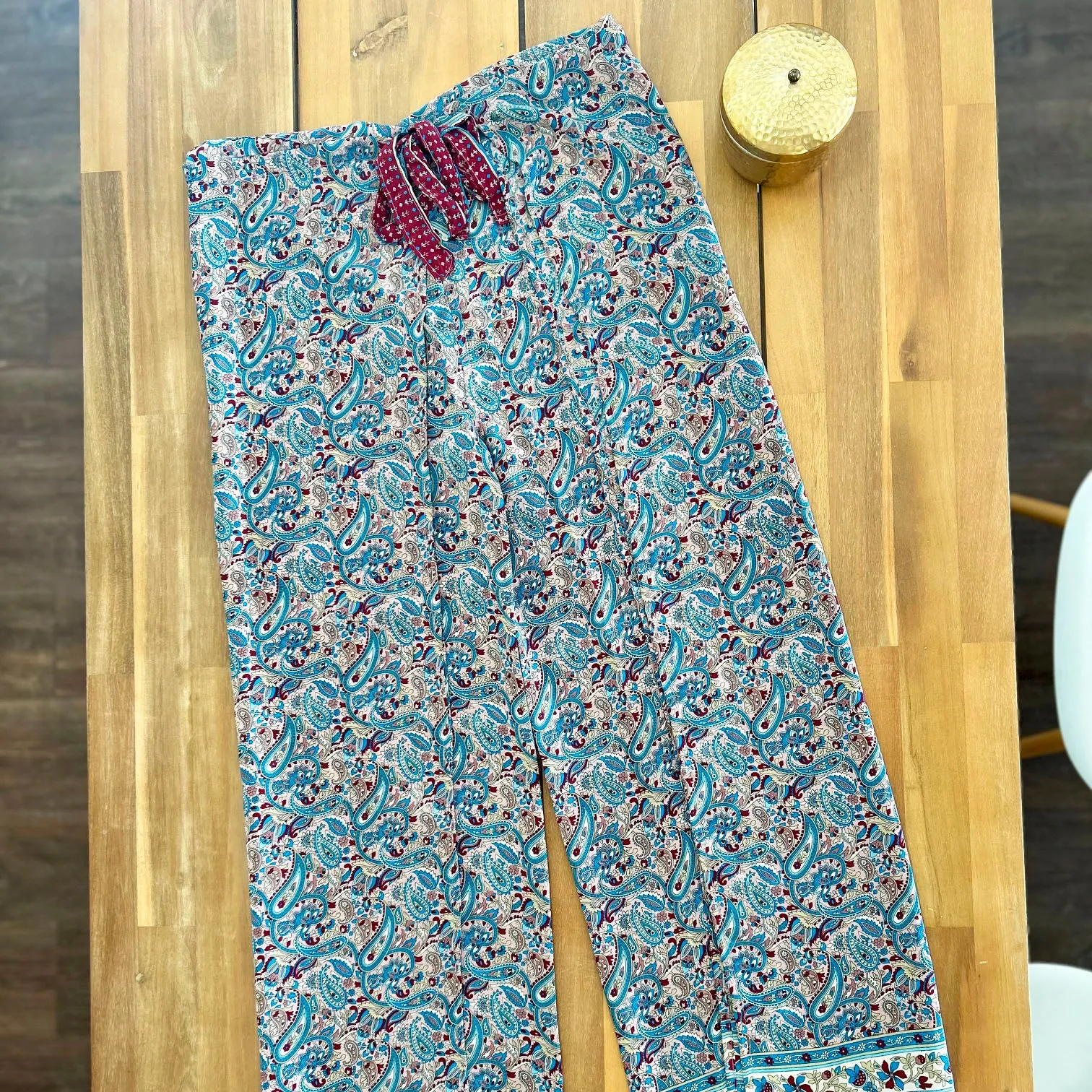 Banou Silk Wrap Pants