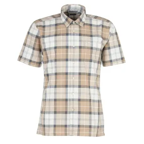 Barbour Gordon Tailored Fit Shirt Amble Sand Tartan