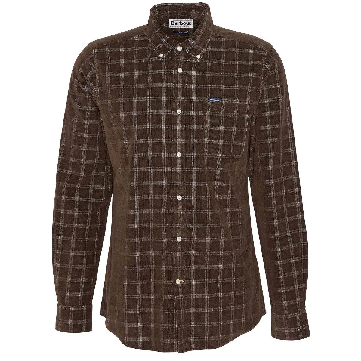 Barbour Men's Harthill Tailored Fit Shirt in Brown