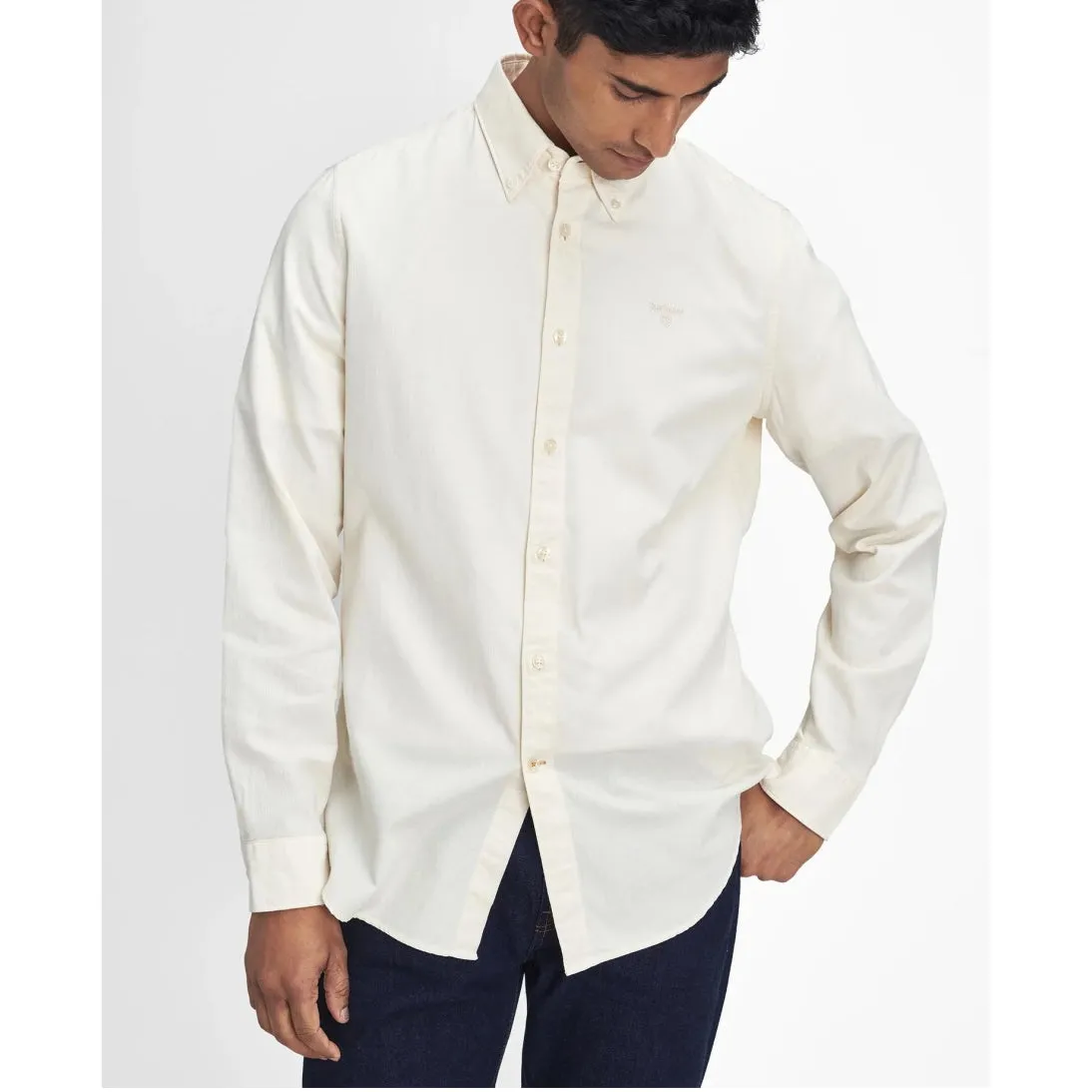 Barbour Romley Tailored Long-Sleeved Shirt MSH5515WH32 Whisper White