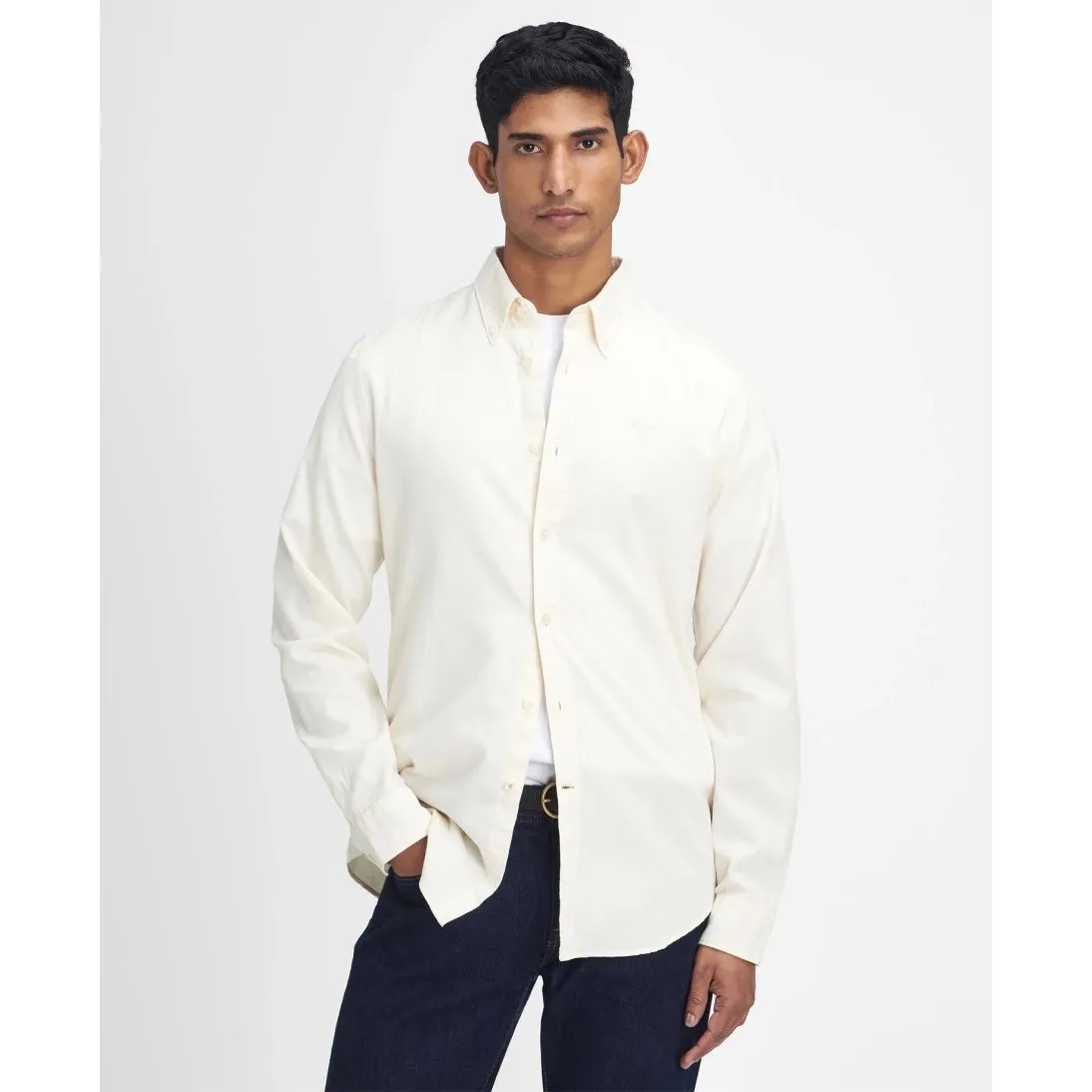 Barbour Romley Tailored Long-Sleeved Shirt MSH5515WH32 Whisper White