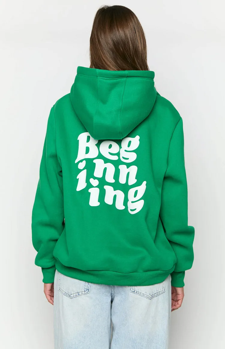 Beginning Green Snuggle Bubble Hoodie