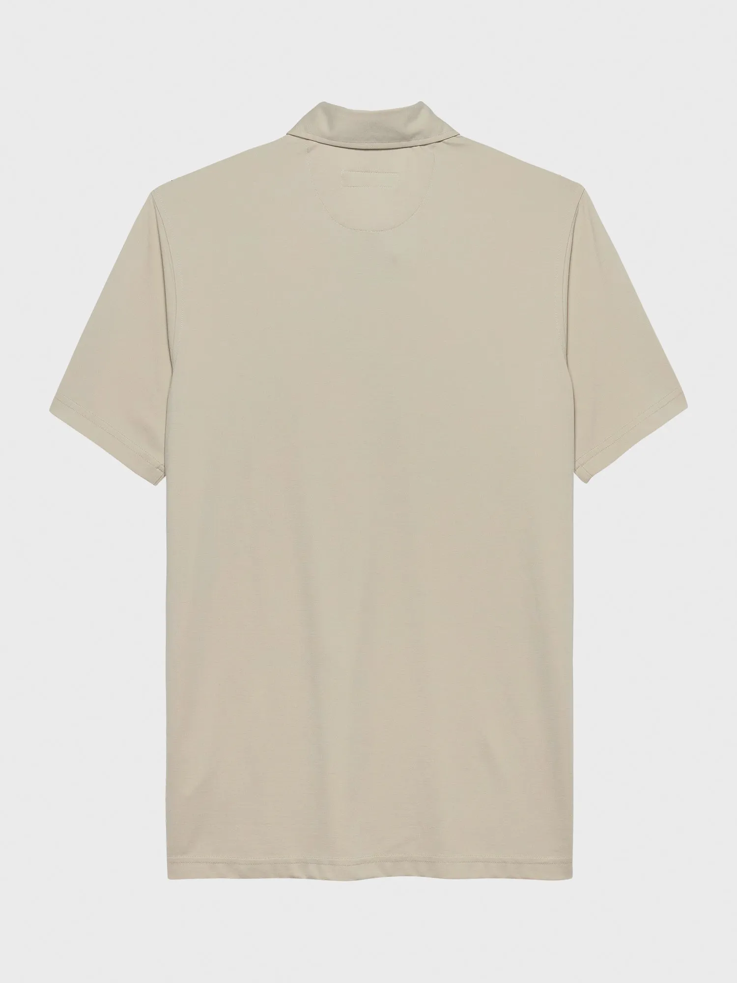 Beige Mersino Polo Shirt