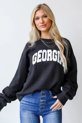 Black Georgia Sweatshirt