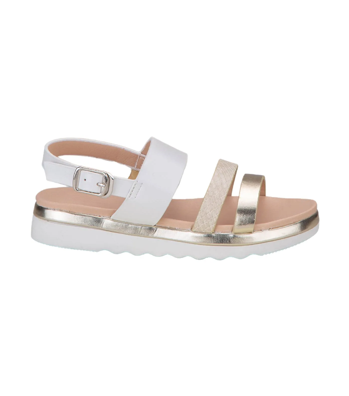 Blessy Kids Sandals for Girls - Gold