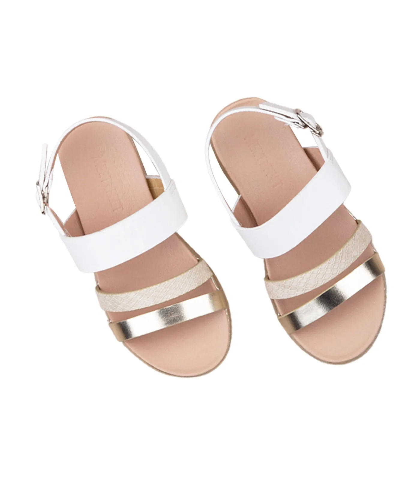 Blessy Kids Sandals for Girls - Gold