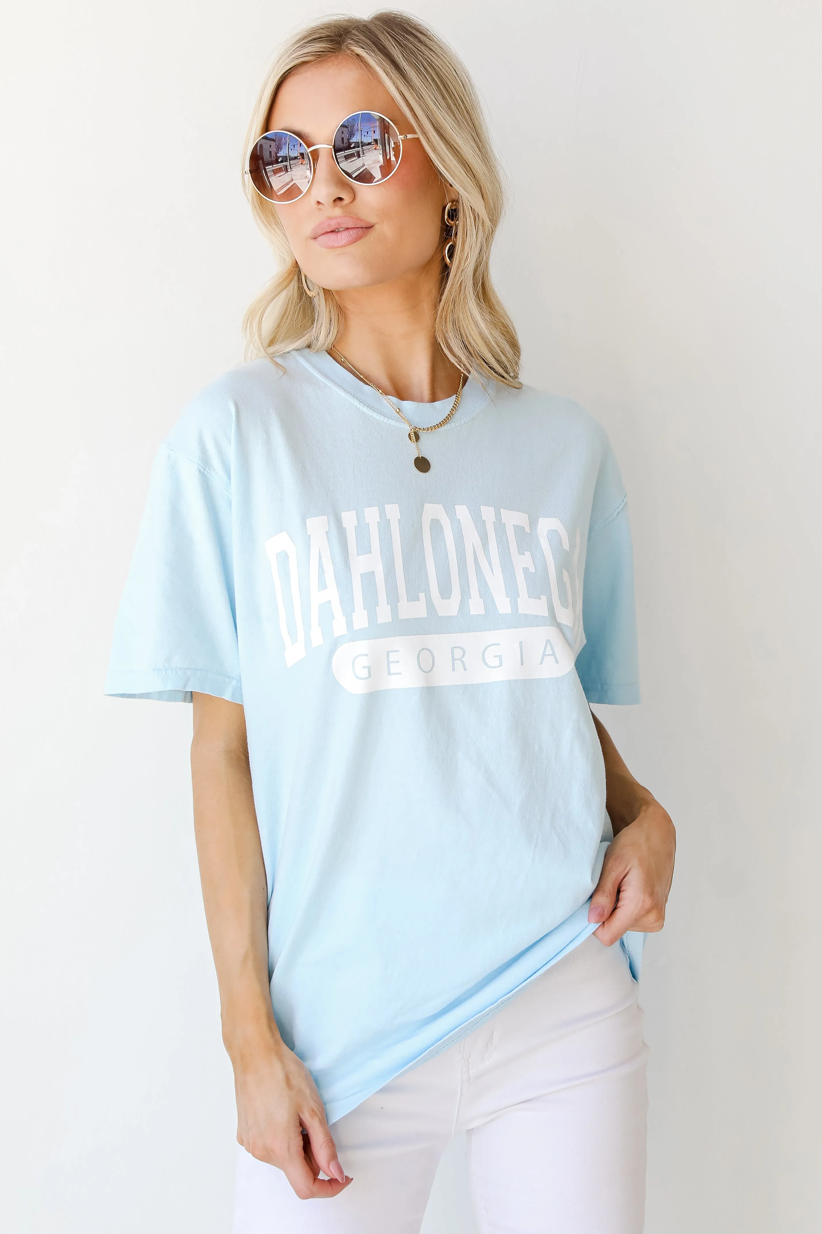 Blue Dahlonega Georgia Tee