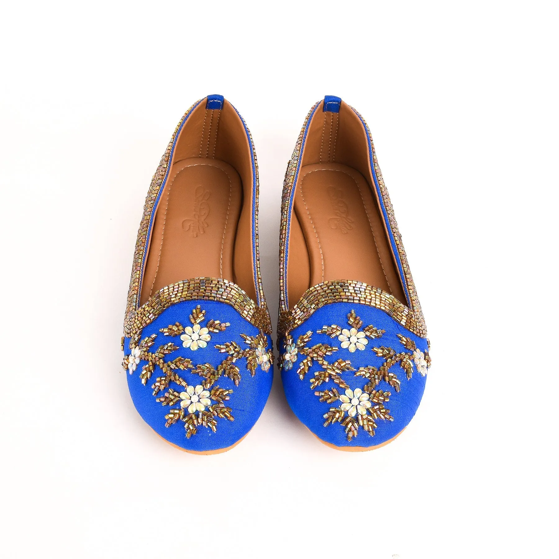 Blue Kutdana Loafers