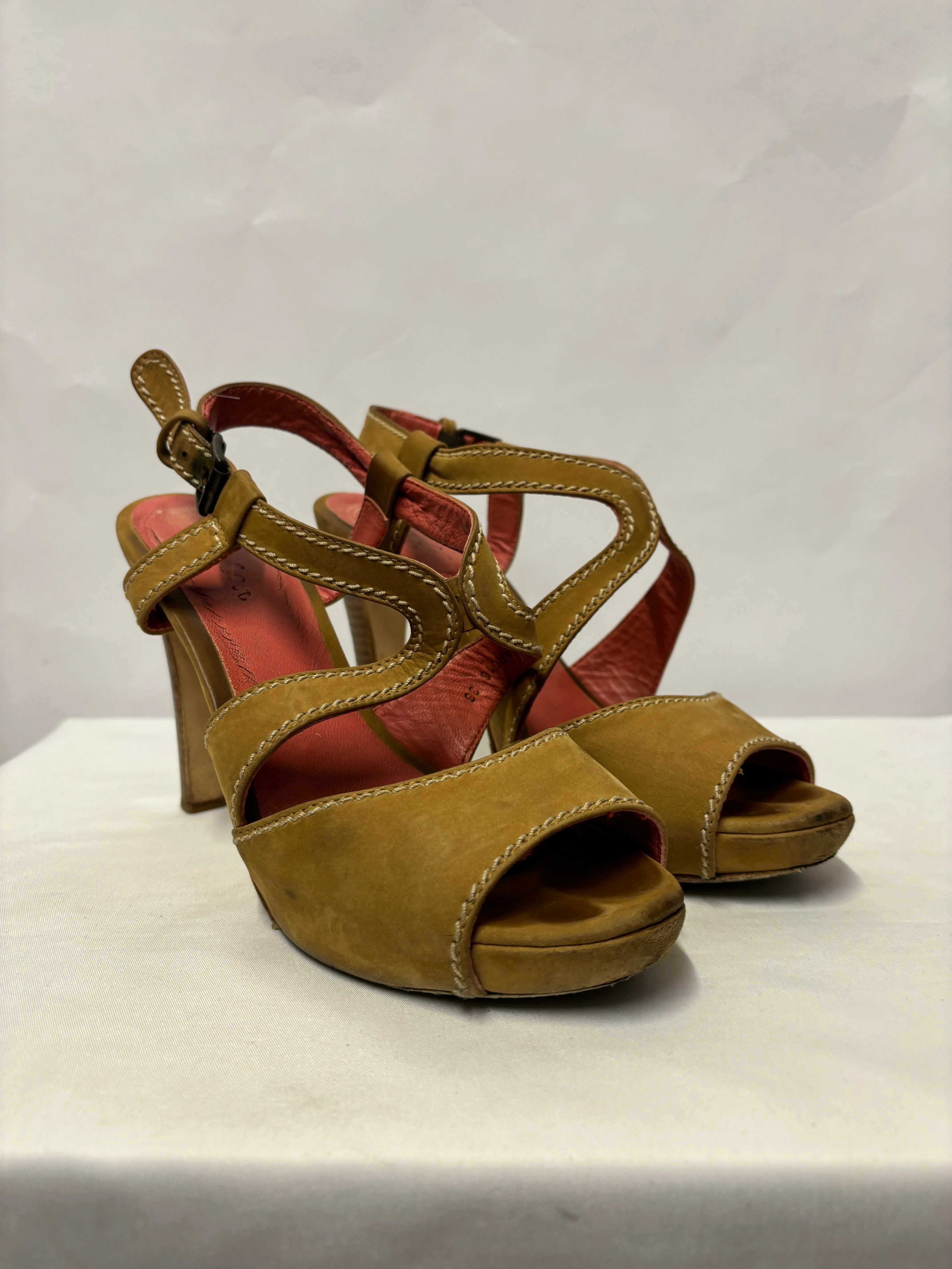 Boden Beige Strap Heel Sandals 3