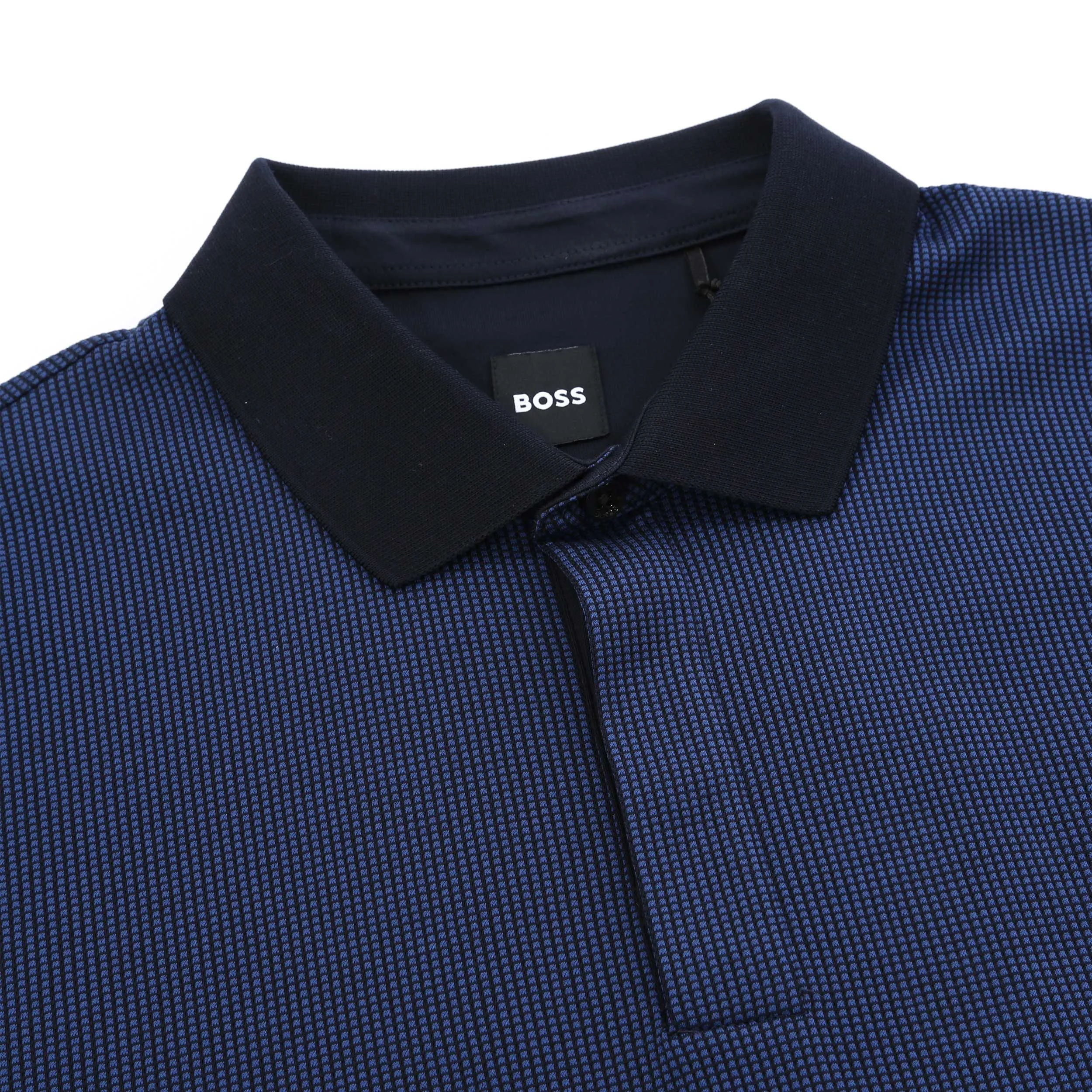 BOSS H Pado 431 LS Polo Shirt in Navy