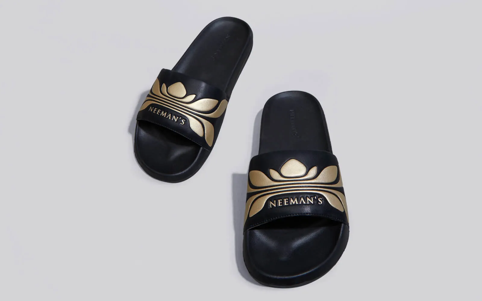 Breather Slides (Women Exclusive) : Black-Gold