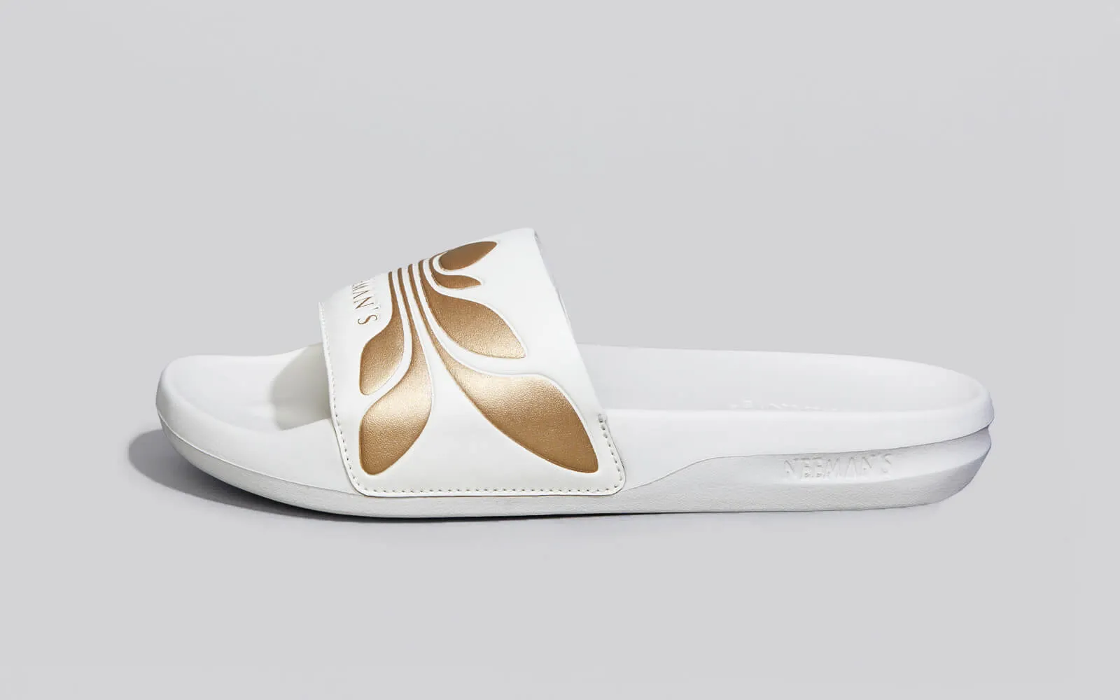 Breather Slides (Women Exclusive) : White-Gold