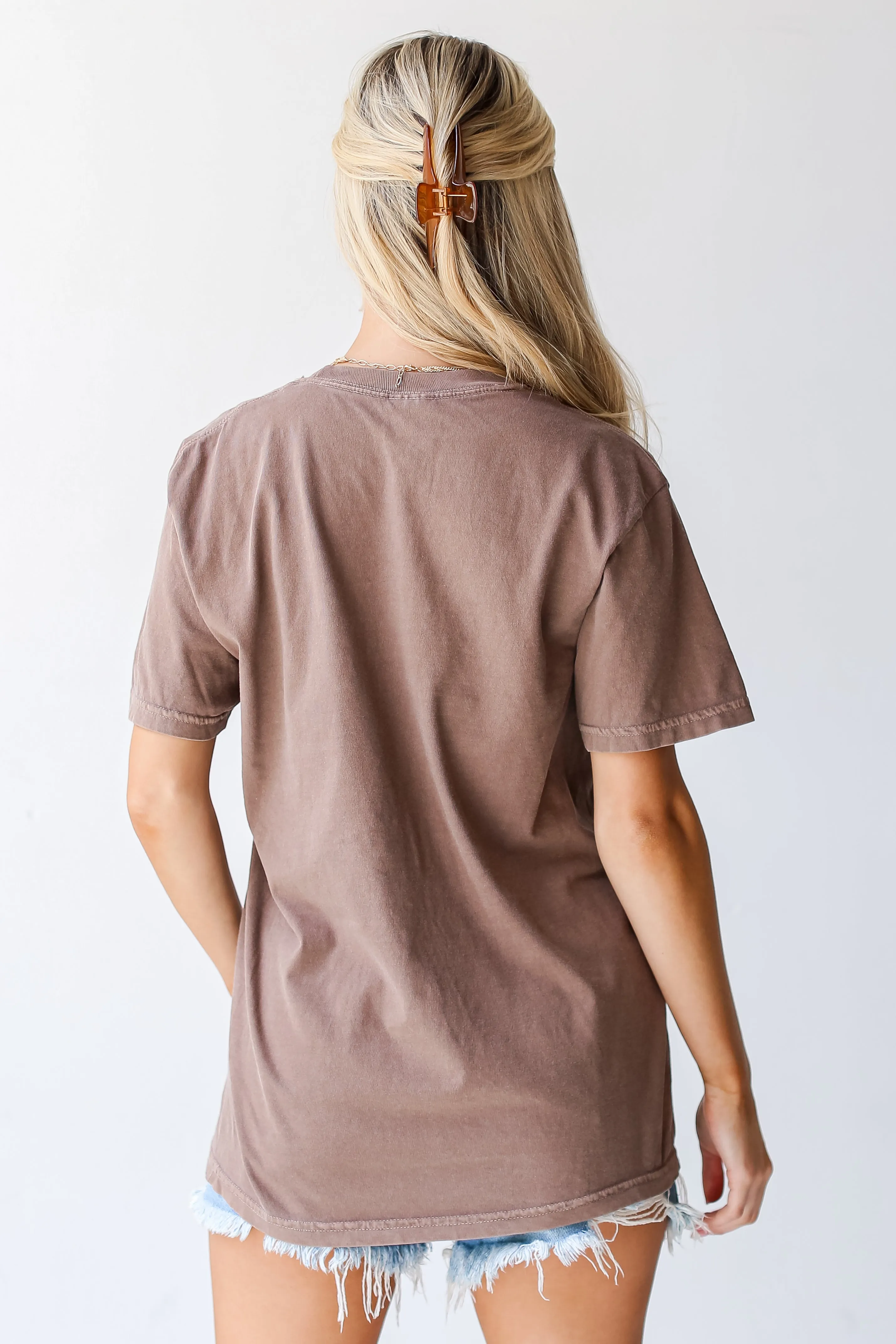 Brown Athens Georgia Tee