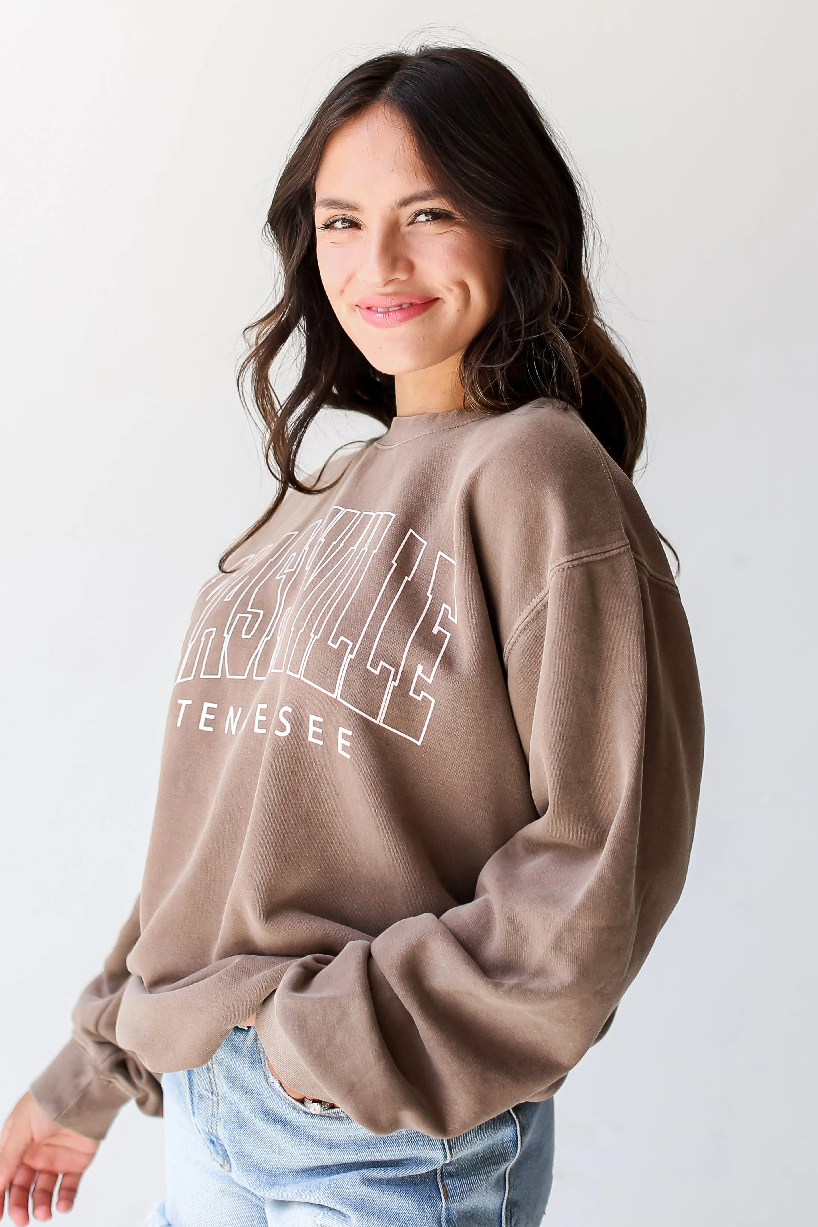 Brown Nashville Tennessee Sweatshirt