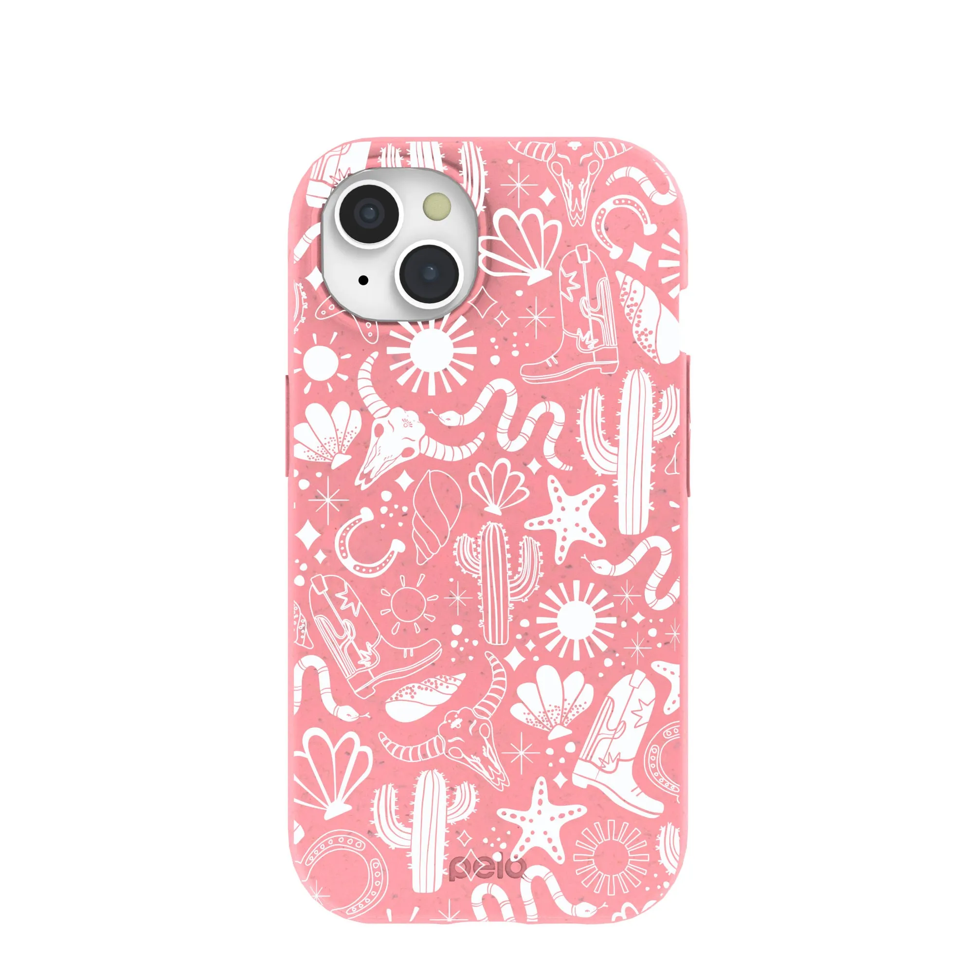 Bubblegum Pink Coastal Rodeo iPhone 15 Case