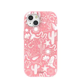 Bubblegum Pink Coastal Rodeo iPhone 15 Case