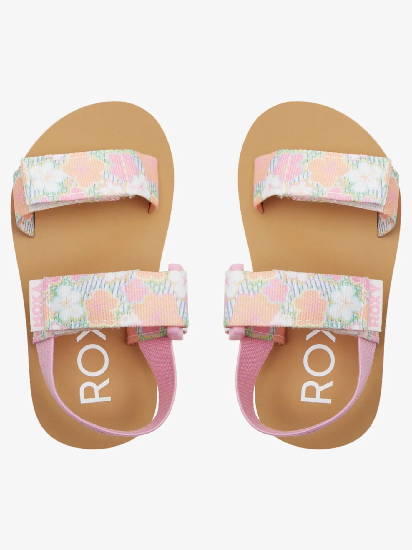 Cage White/Crazy Pink/Orange Sandals (Little Kids)