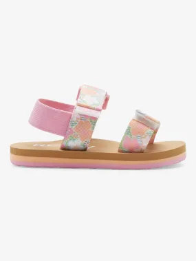 Cage White/Crazy Pink/Orange Sandals (Little Kids)