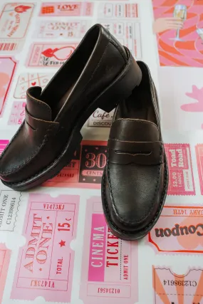 Carrera Tan Brushed Brown Leather Loafers Born