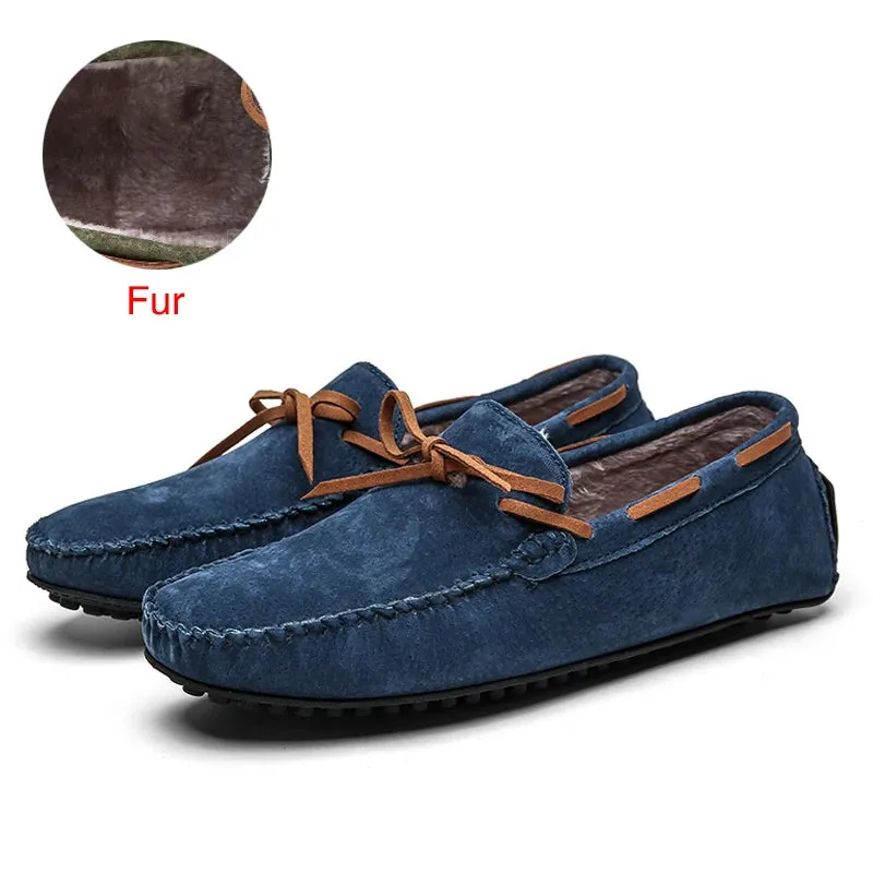 Casual Men Genuine Leather Shoes Summer Breathable Green Men's Loafers Leather Shoes Sapato Masculino Zapatos Hombre v1