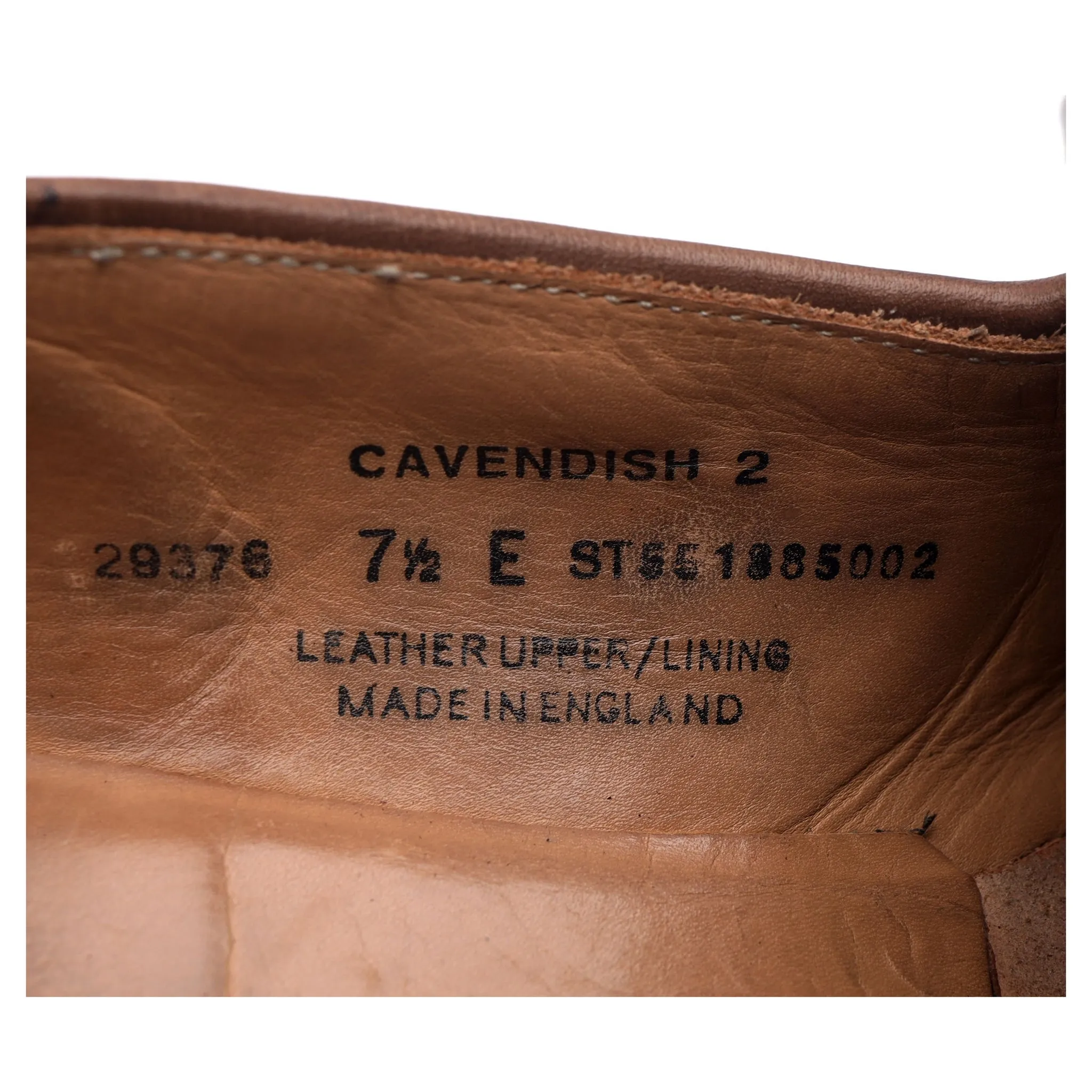 'Cavendish 2' Dark Brown Leather Tassel Loafers UK 7.5 E