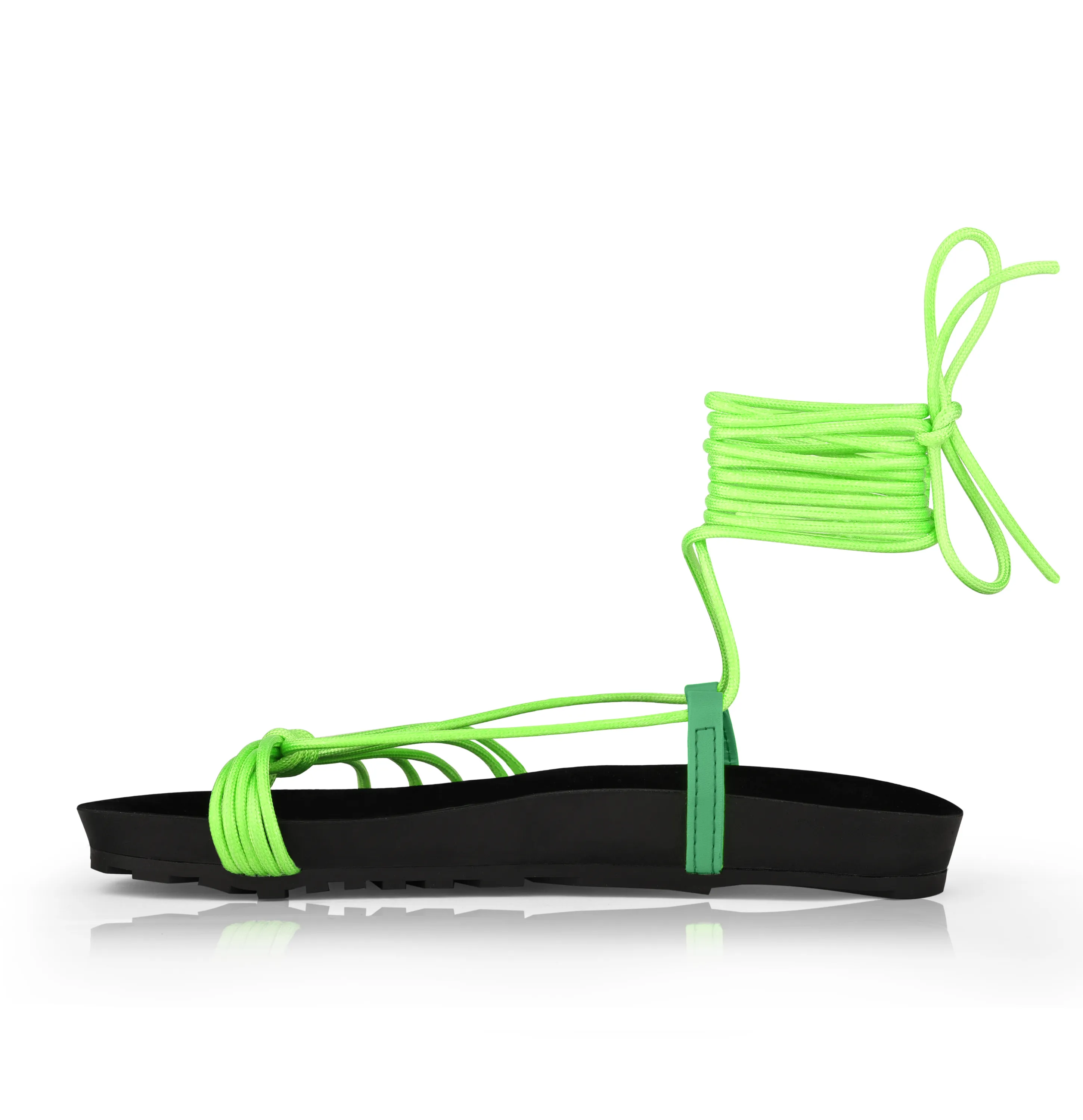 CHANCLAS NEON FLATS