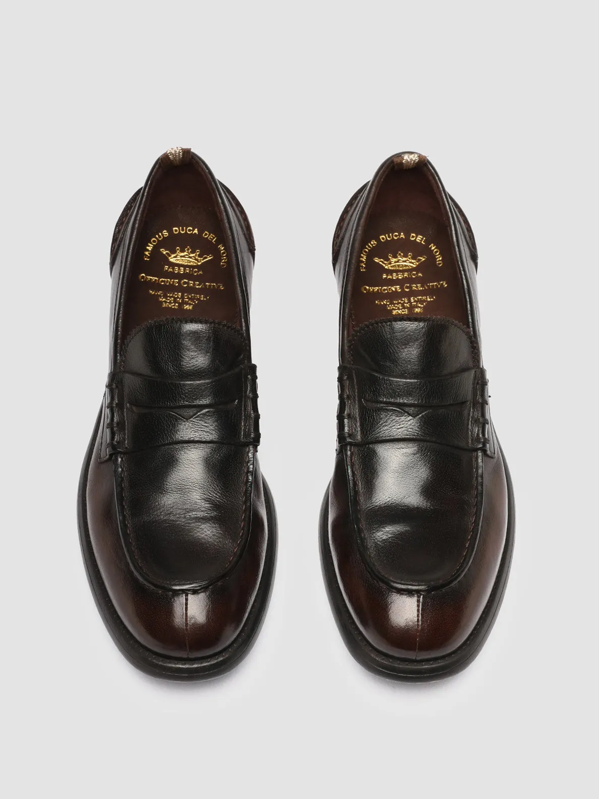 CHRONICLE 056 - Dark Brown Leather Penny Loafers