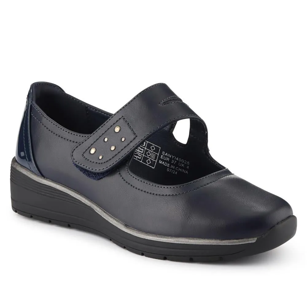 Chunky Leather Mary Janes - SANYI40025 / 326 595