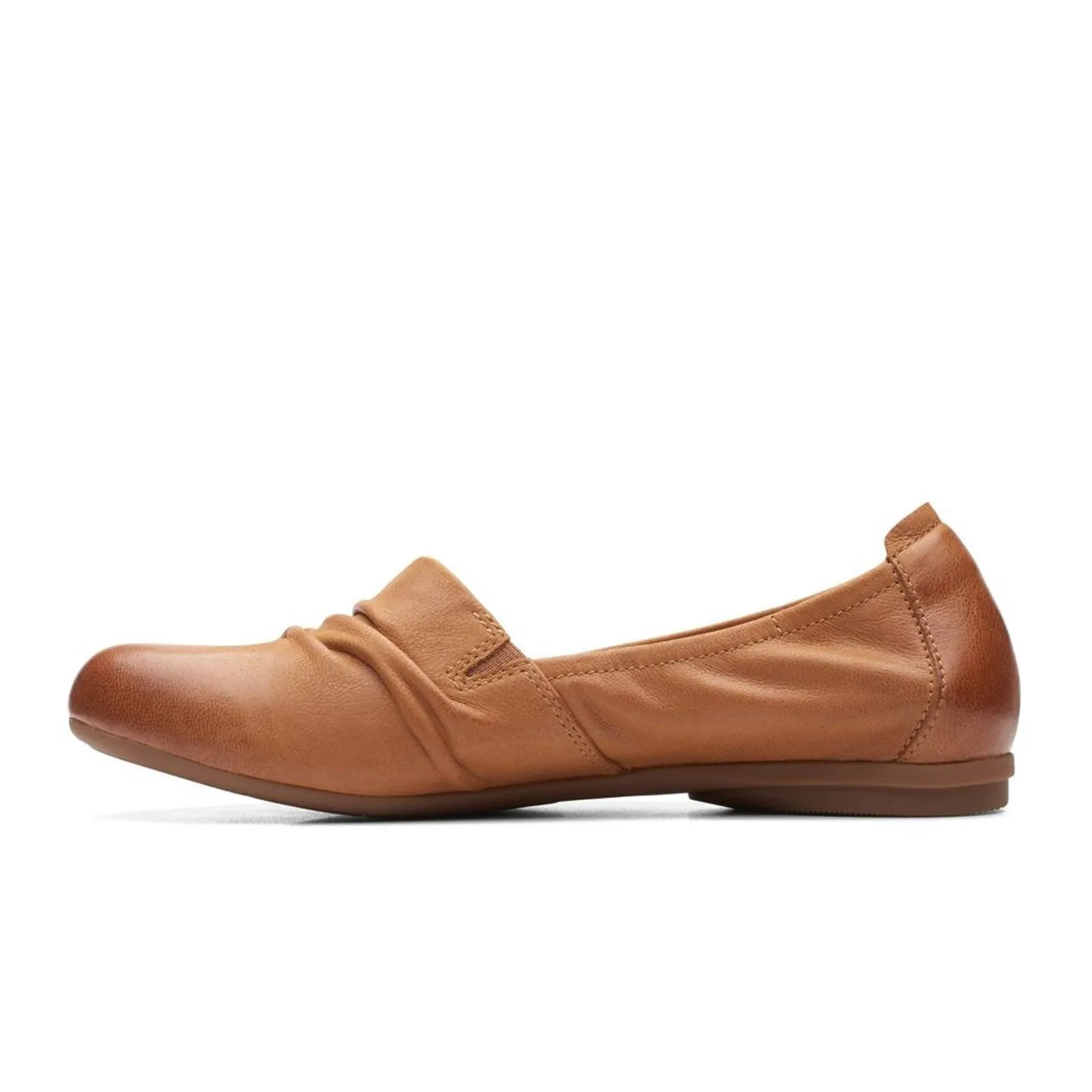 Clarks Rena Way Slip On Loafer (Women) - Tan