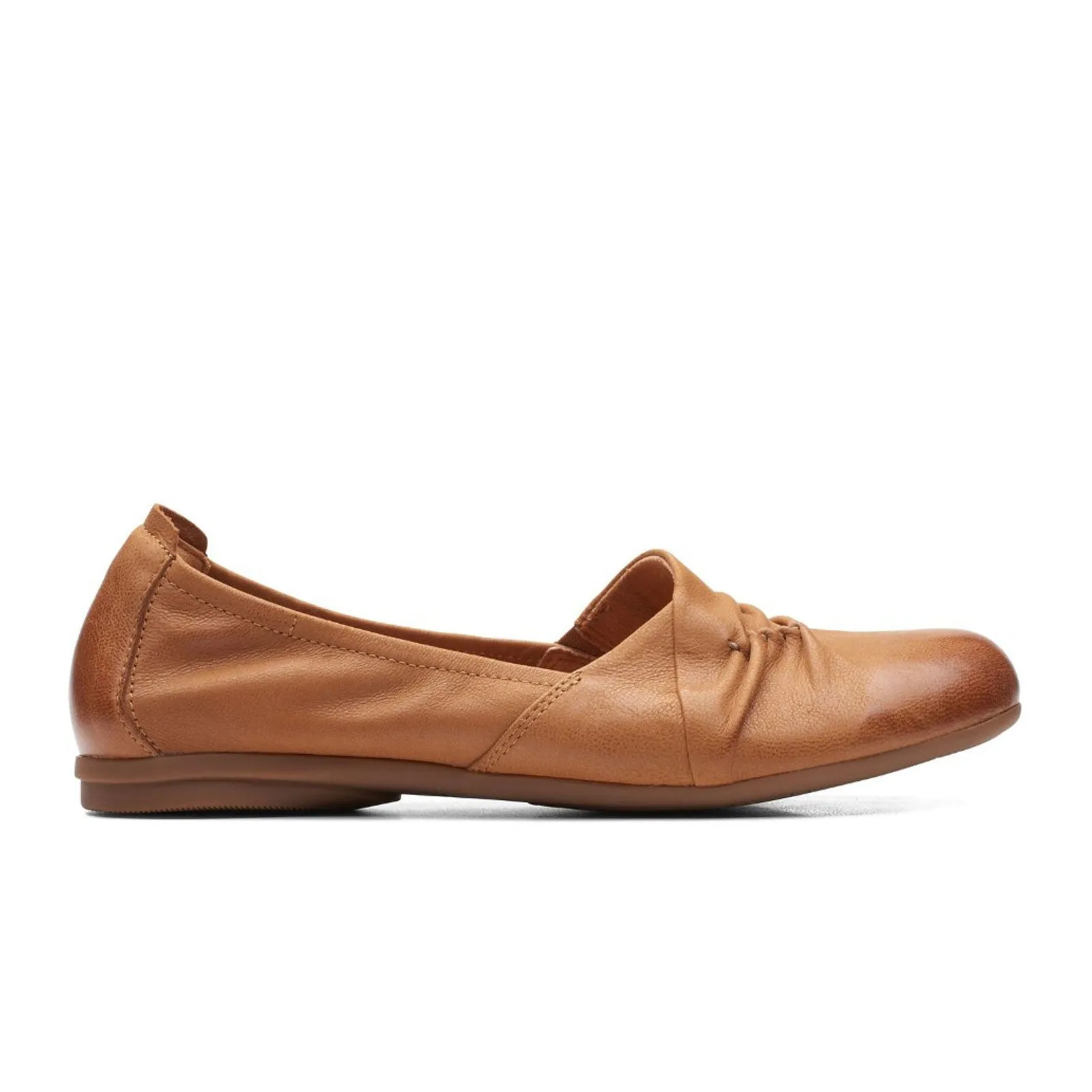 Clarks Rena Way Slip On Loafer (Women) - Tan