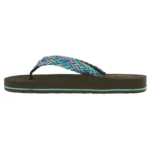 Cobian Kid's Lil Lalati Flip Flop - Aqua LLA14-340