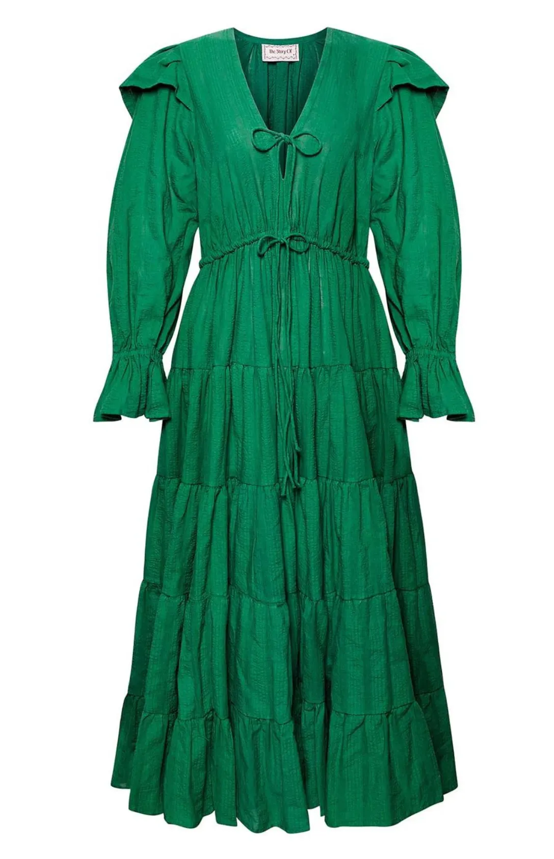 Colleen Dress - Cactus Green