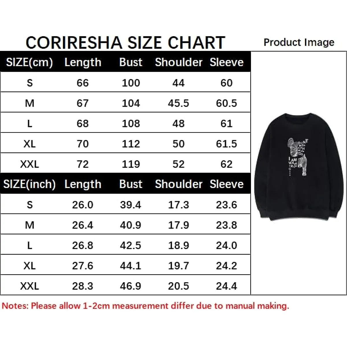 CORIRESHA Unisex Funny Dog Sweatshirt Crewneck Long Sleeve Casual Letter Pullover